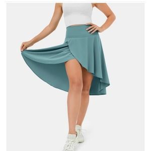 HALARA Teal Mini Skirt